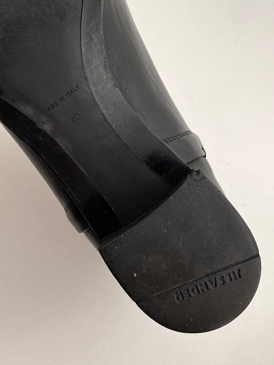 Jil Sander Jil Sander Chelsea Black Zip Leather Boots Shoes Vintage Y2K Size US 9 / IT 39 - 13 Thumbnail