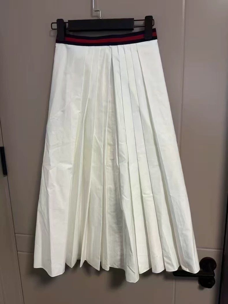 Gucci Gucci Waist striped pleated mid-length skirt 2505-Nextarrow Size 24" / US 00 / IT 34 - 2 Thumbnail