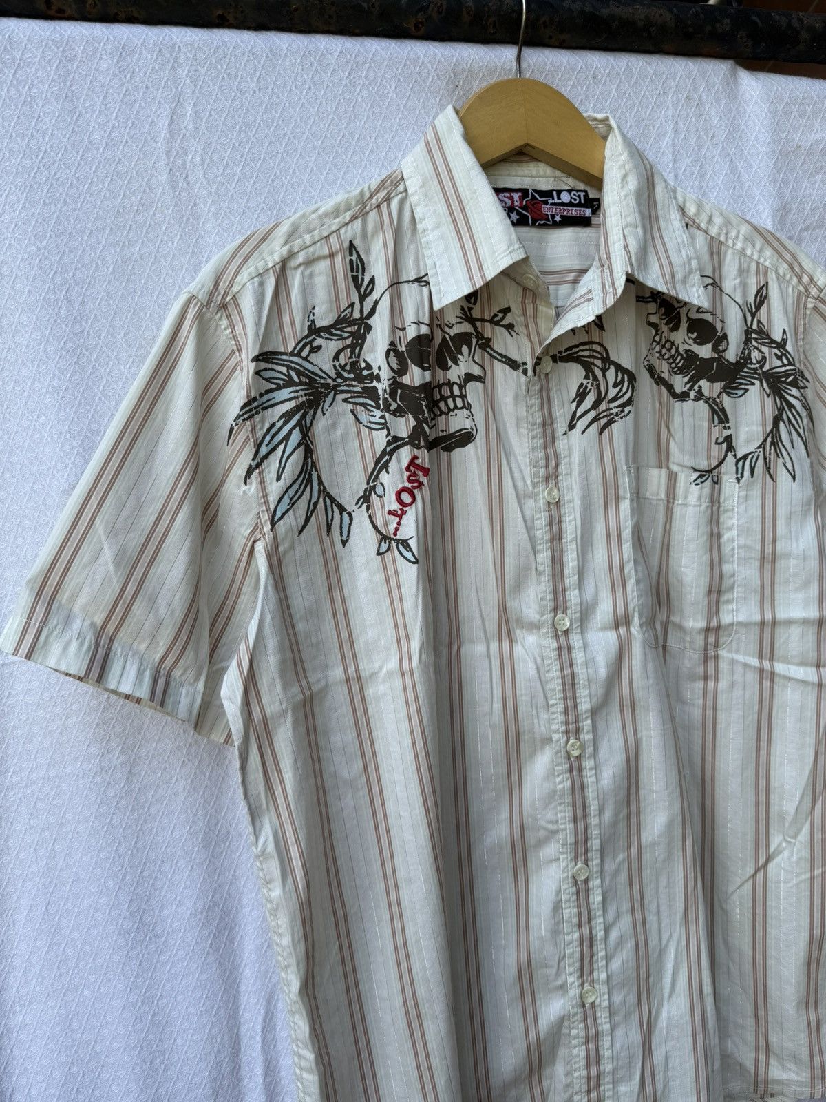 Lost Enterprises Lost Enterprises Skull Button Shirt Size US L / EU 52-54 / 3 - 5 Thumbnail