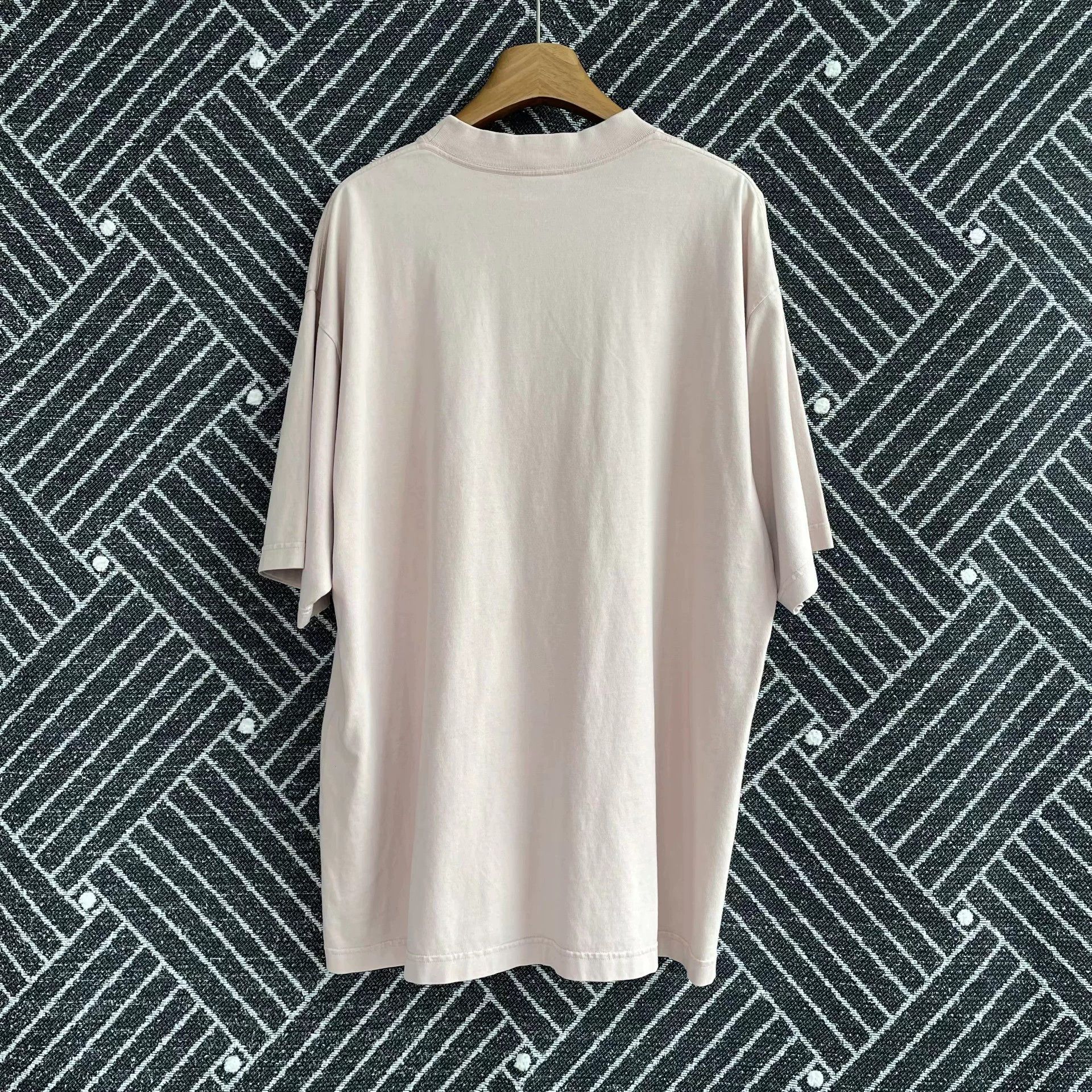 Balenciaga Balenciaga Reversed Embroidered Pink Logo SS Tee M Size US M / EU 48-50 / 2 - 2 Thumbnail