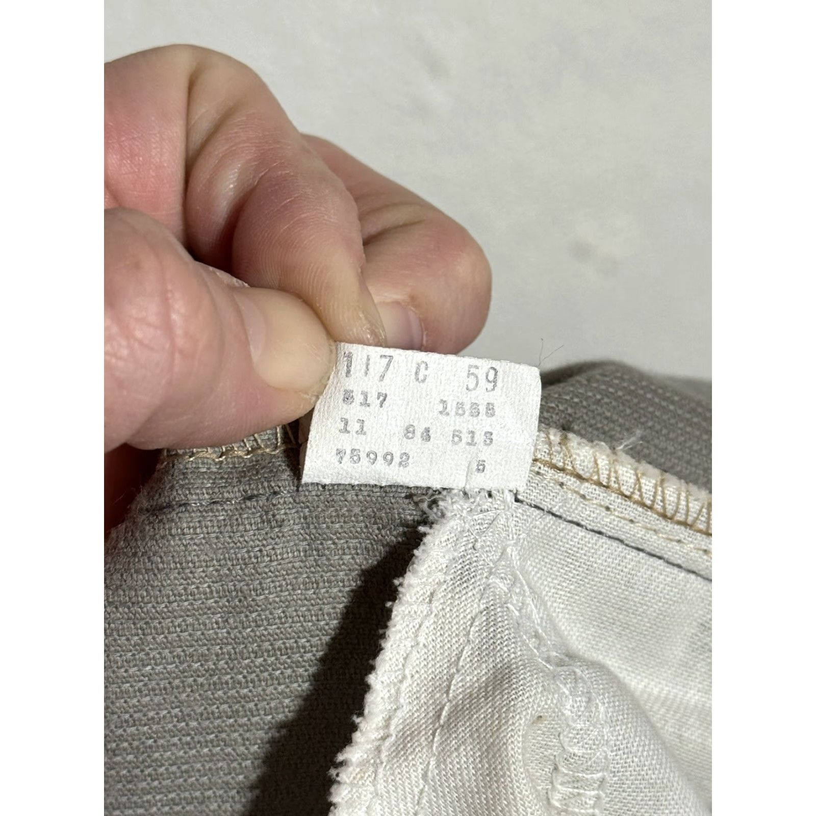 Levi's VINTAGE Levi’s 517 Gray Corduroy Bootcut Pants Regular 34W 31.75L Mens Jeans Size US 34 / EU 50 - 6 Thumbnail