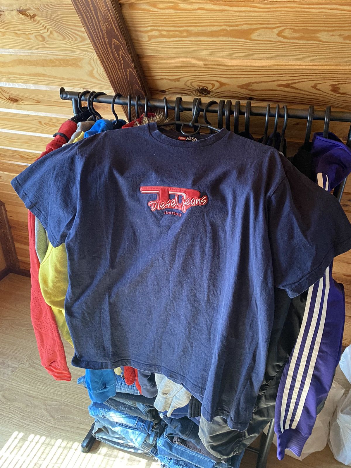 Diesel Vintage Diesel Big Logo 3d TShirt Rare Limited Oversized y2k Size US L / EU 52-54 / 3 - 1 Thumbnail
