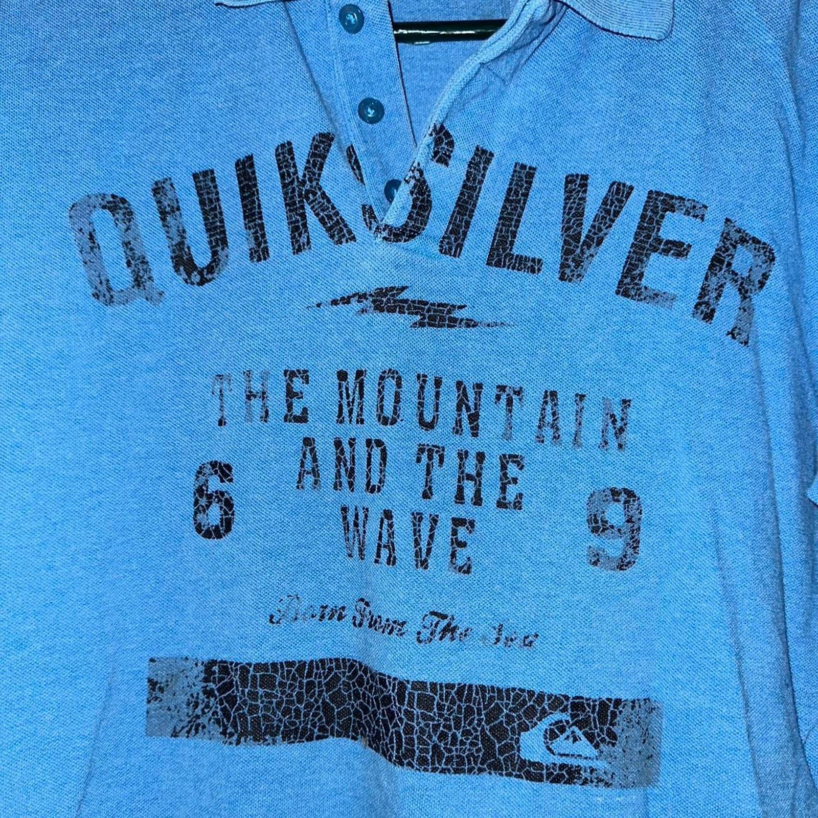 Quiksilver × Vintage Vintage Quiksilver Polo Shirt No. 69 Surf Skate Y2K size M Size US M / EU 48-50 / 2 - 5 Thumbnail