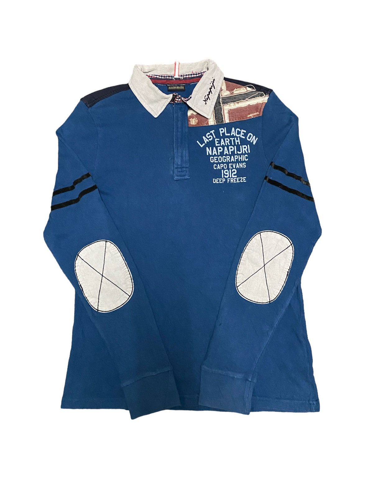 Napapijri Vintage Napapijri Geographic Longsleeve Shirt Size US S / EU 44-46 / 1 - 2 Thumbnail