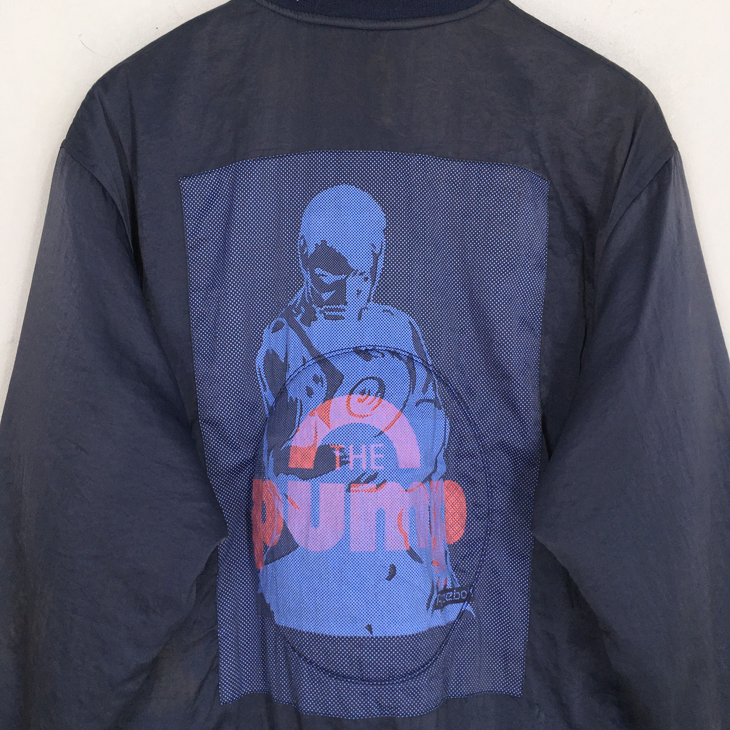 NBA Vintage 90s Reebok Sports The Pump Jacket Medium Size US M / EU 48-50 / 2 - 2 Thumbnail