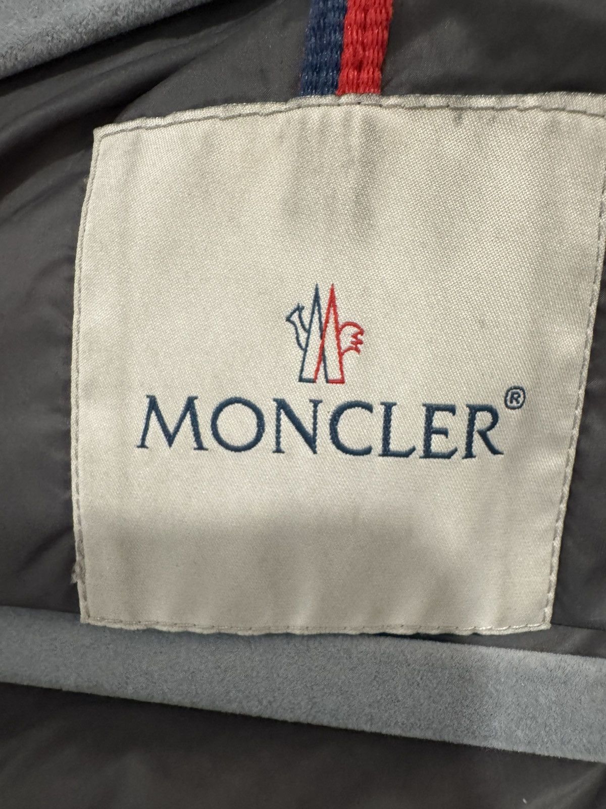 Moncler Moncler Hooded Puffer Jacket – Grey Wool Blend Size US L / EU 52-54 / 3 - 7 Thumbnail