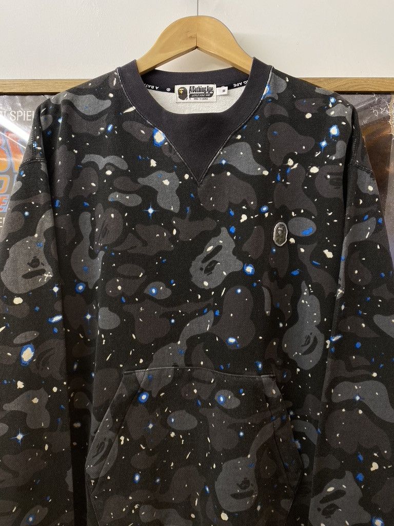 Bape SS2020 A Bathing Ape Glow In The Dark Space Camo Sweatshirt Size US M / EU 48-50 / 2 - 7 Thumbnail