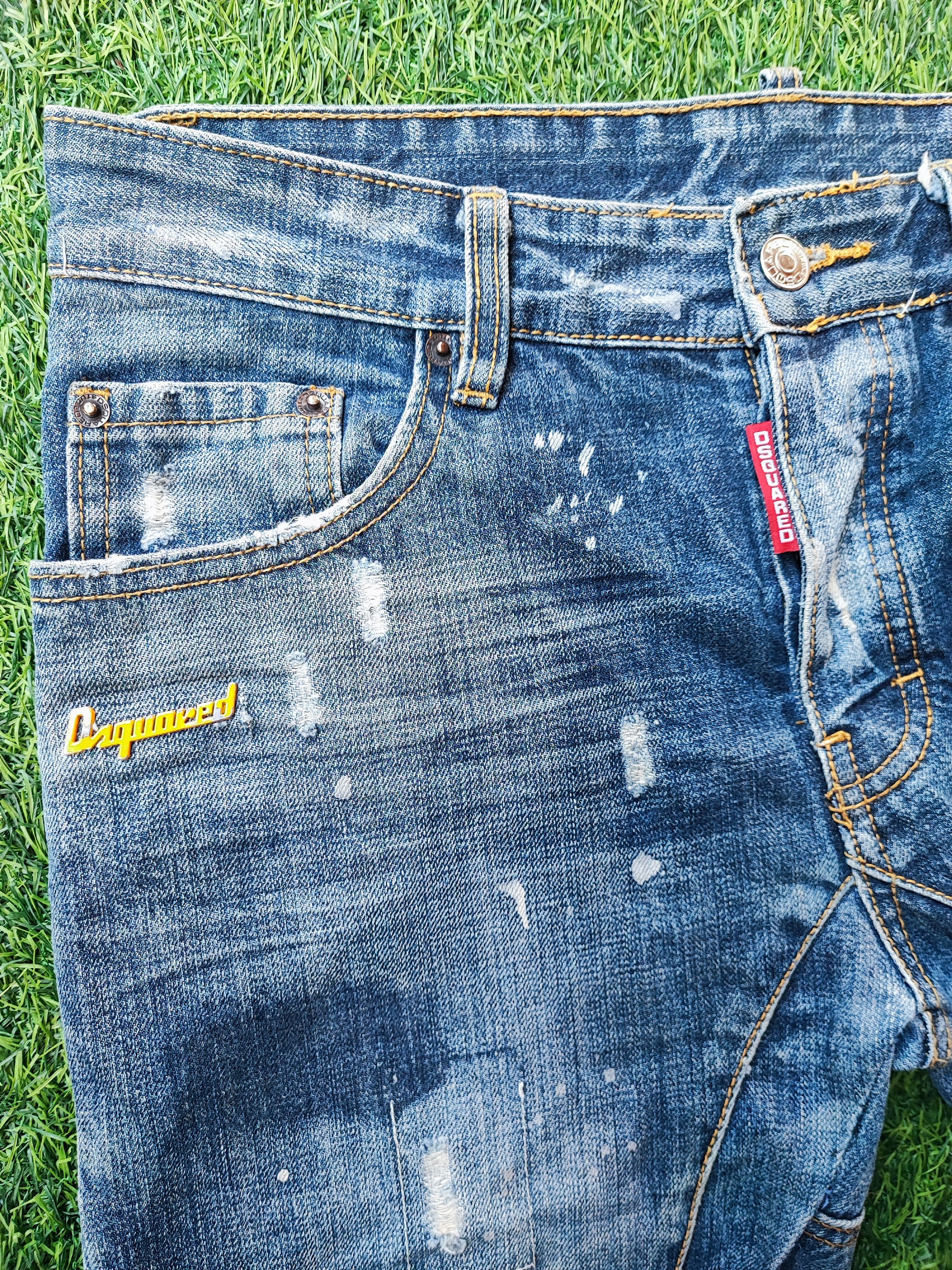 Dsquared2 Dsquared2 Thrashed Distressed Jeans ERD Grunge Chrome Size US 31 - 8 Thumbnail