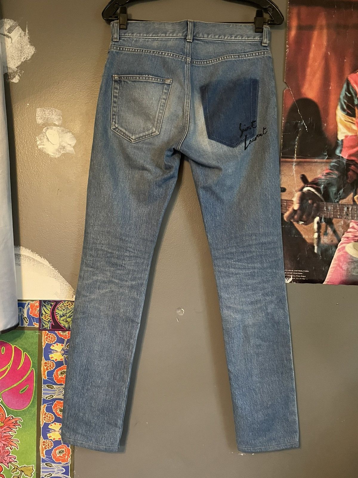 Saint Laurent Paris Saint Laurent Paris 2017 Denim Jeans Size US 26 / EU 42 - 2 Thumbnail