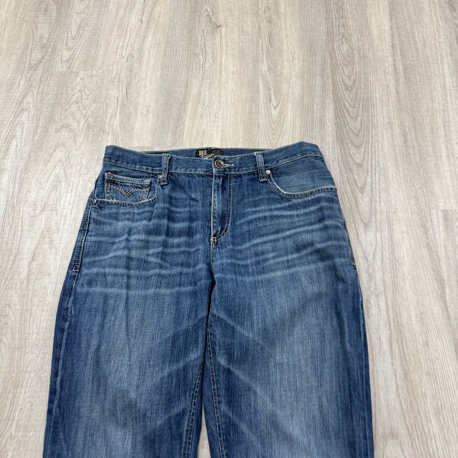 BKE BKE Welder Jeans Men's 34S (Fits 34x29) Blue Denim Cotton Size US 34 / EU 50 - 3 Thumbnail