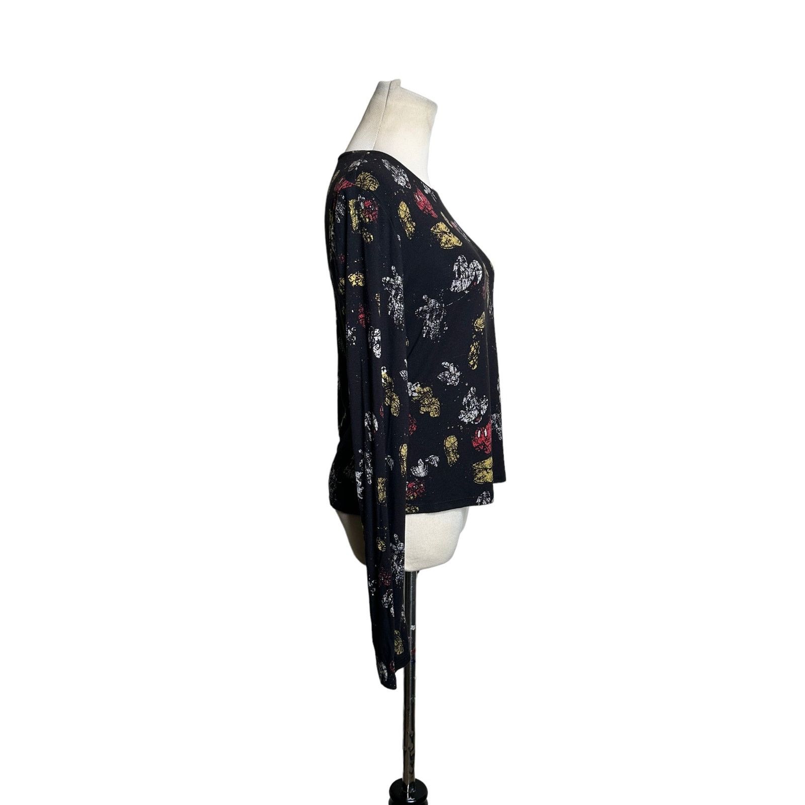 Desigual Desigual Slim Black Little Mickey Mouse print T-shirt sz XL Size XL / US 12-14 / IT 48-50 - 18 Thumbnail