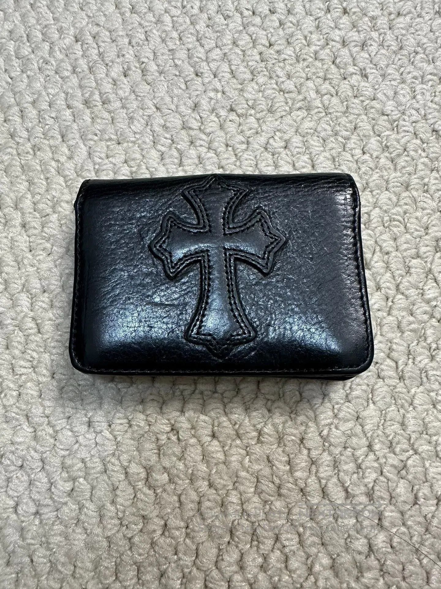 Chrome Hearts Chrome Hearts Cross Leather Card Holder. Size ONE SIZE - 2 Thumbnail
