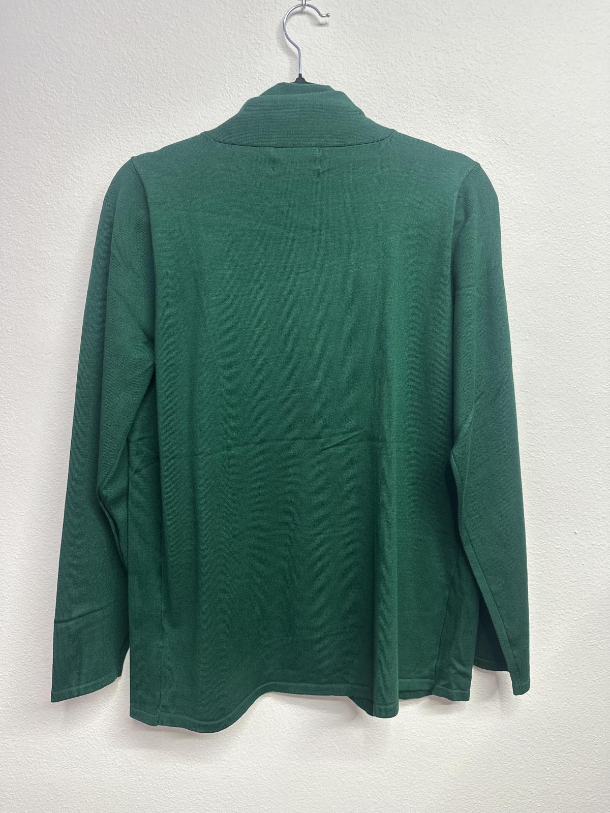 Broken Promises Co. Premise Large Green Open Front Cardigan Sweater Size L / US 10 / IT 46 - 4 Thumbnail