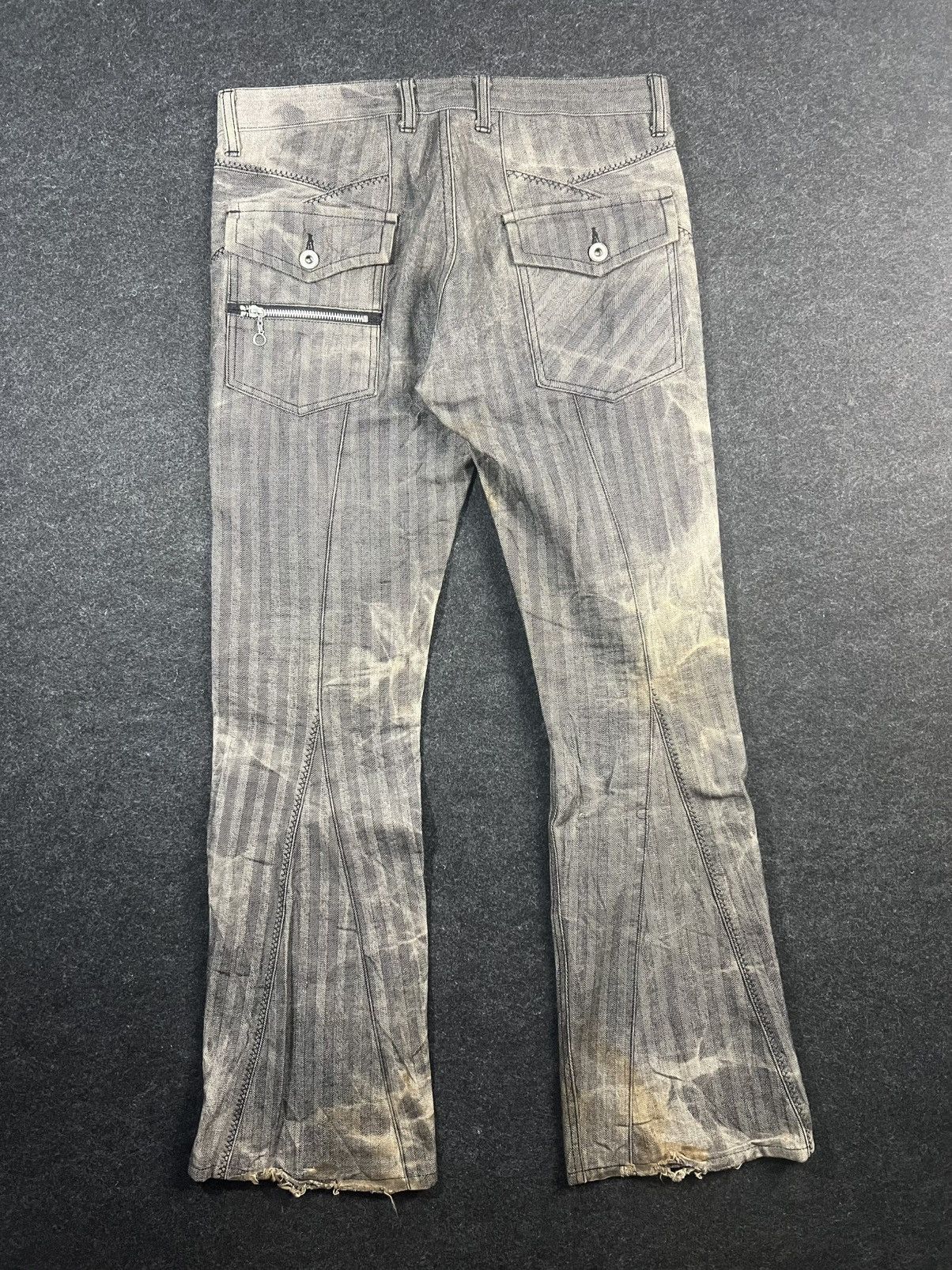 If Six Was Nine Rupert Edge Flare Distressed Punk Bondage Size US 32 / EU 48 - 2 Thumbnail