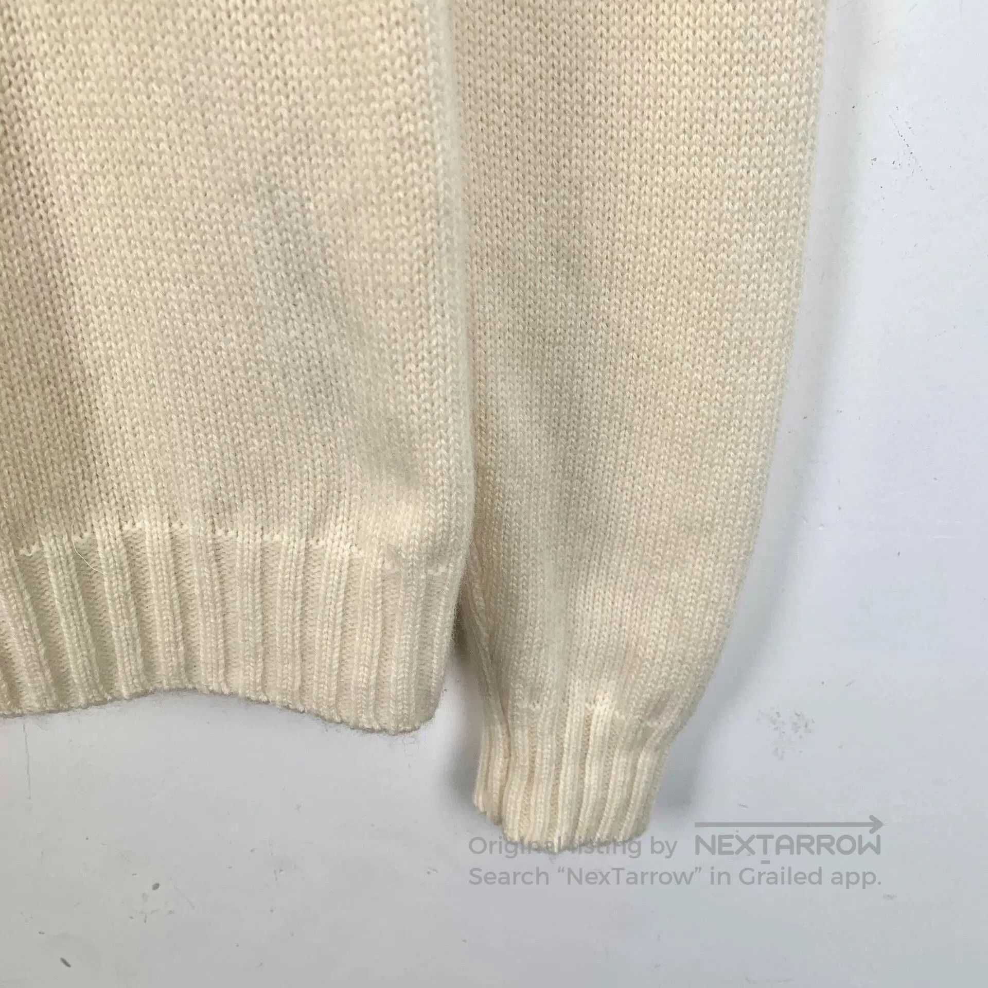 Other beige hooded cable knit sweater XS. Size US XS / EU 42 / 0 - 4 Thumbnail