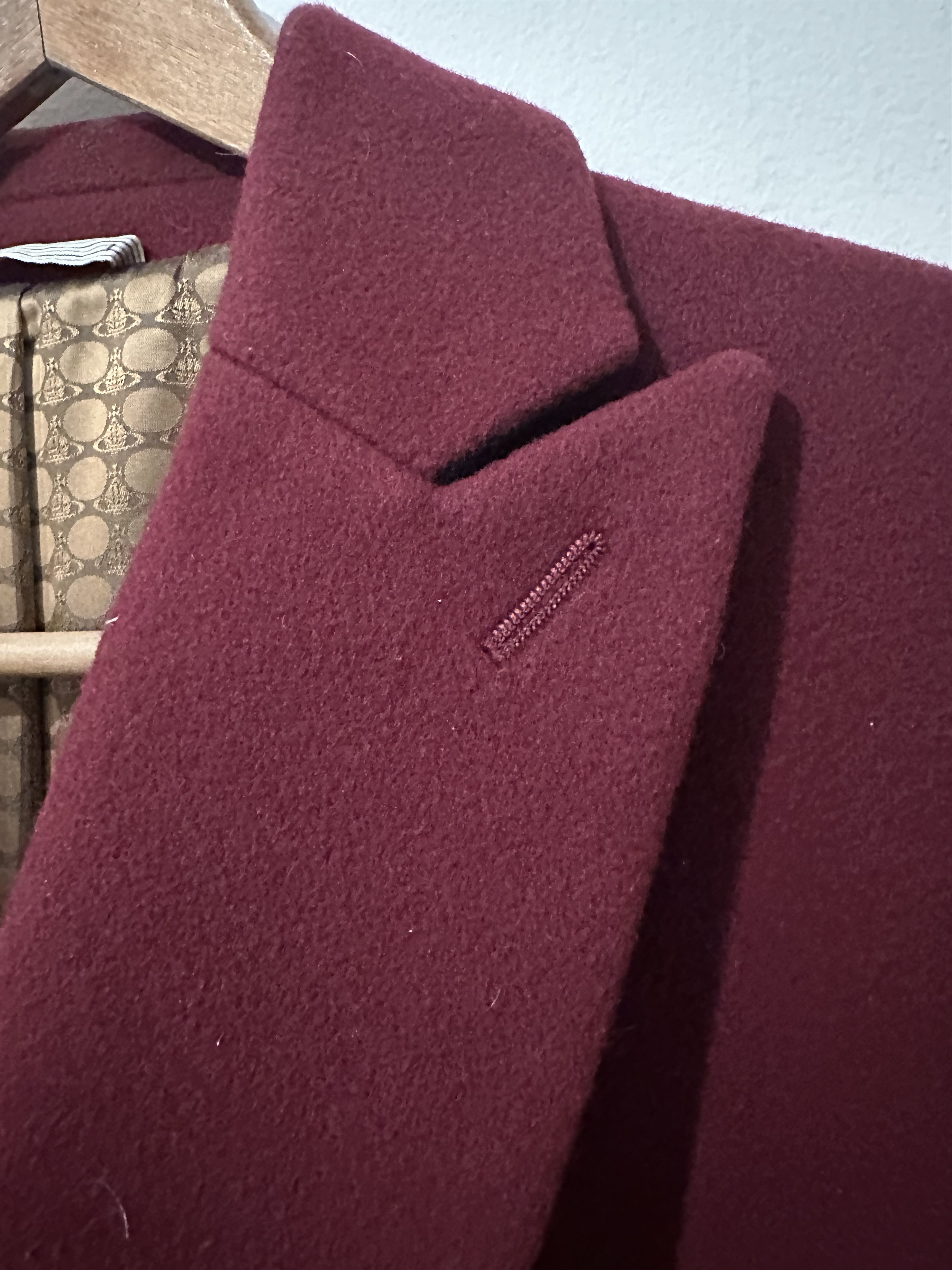 Vivienne Westwood Burgundy Historical Wool Tailcoat Size US S / EU 44-46 / 1 - 5 Thumbnail