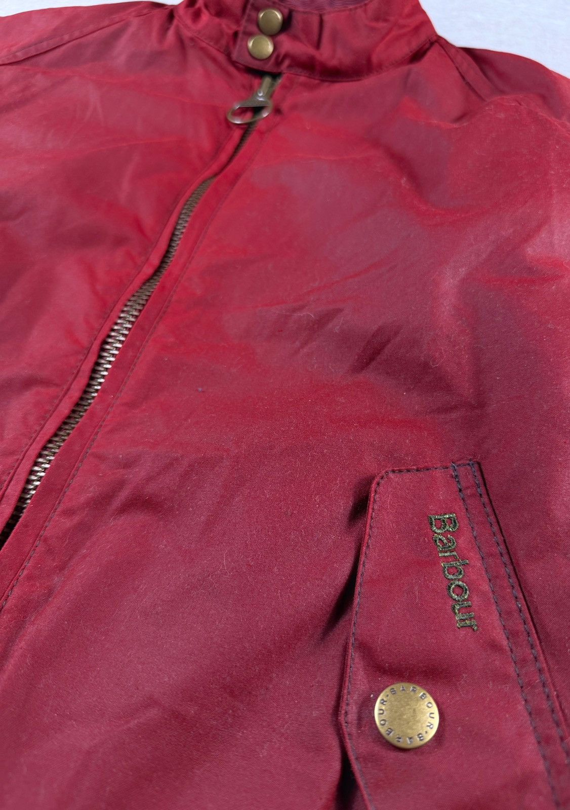 Barbour Barbour International Wax Jacket Burgundy Red Size M MWX Size US M / EU 48-50 / 2 - 8 Thumbnail