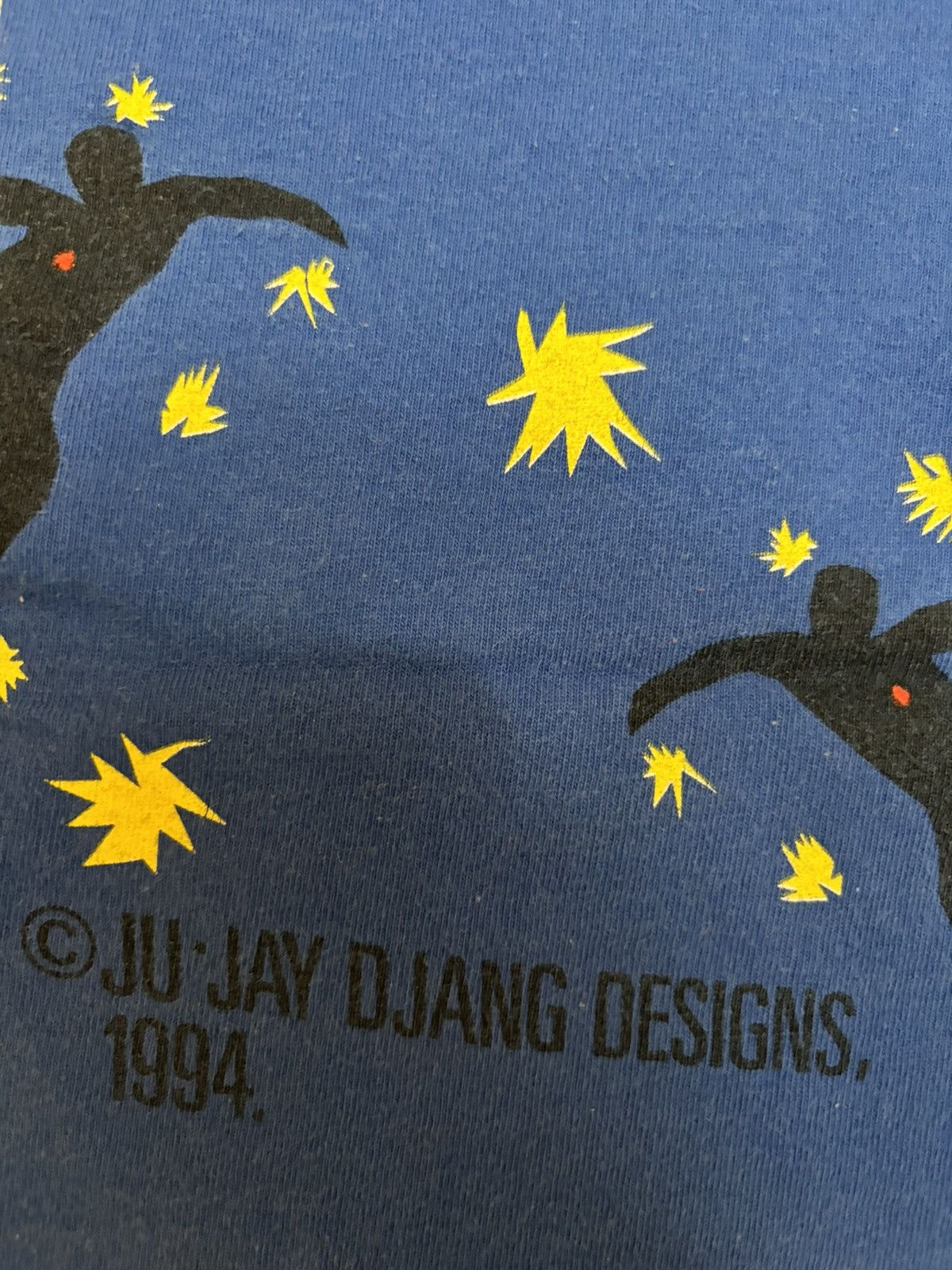 Vintage rare vintage 90s Henri Matisse Icarus Stars all over art tee Size US XL / EU 56 / 4 - 4 Thumbnail