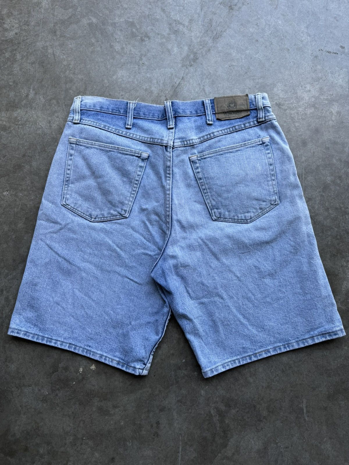 Wrangler Vintage 90’s/00’s Wrangler Light Denim Jean Shorts Size US 34 / EU 50 - 4 Thumbnail