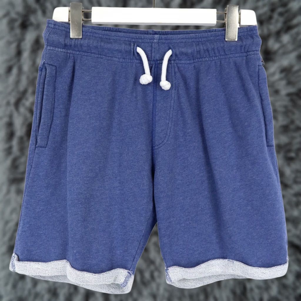 Napapijri NAPAPIJRI Sweat Shorts Men's SMALL Blue Casual Elastic Waist Drawstring Logo Size US 29 - 1 Thumbnail