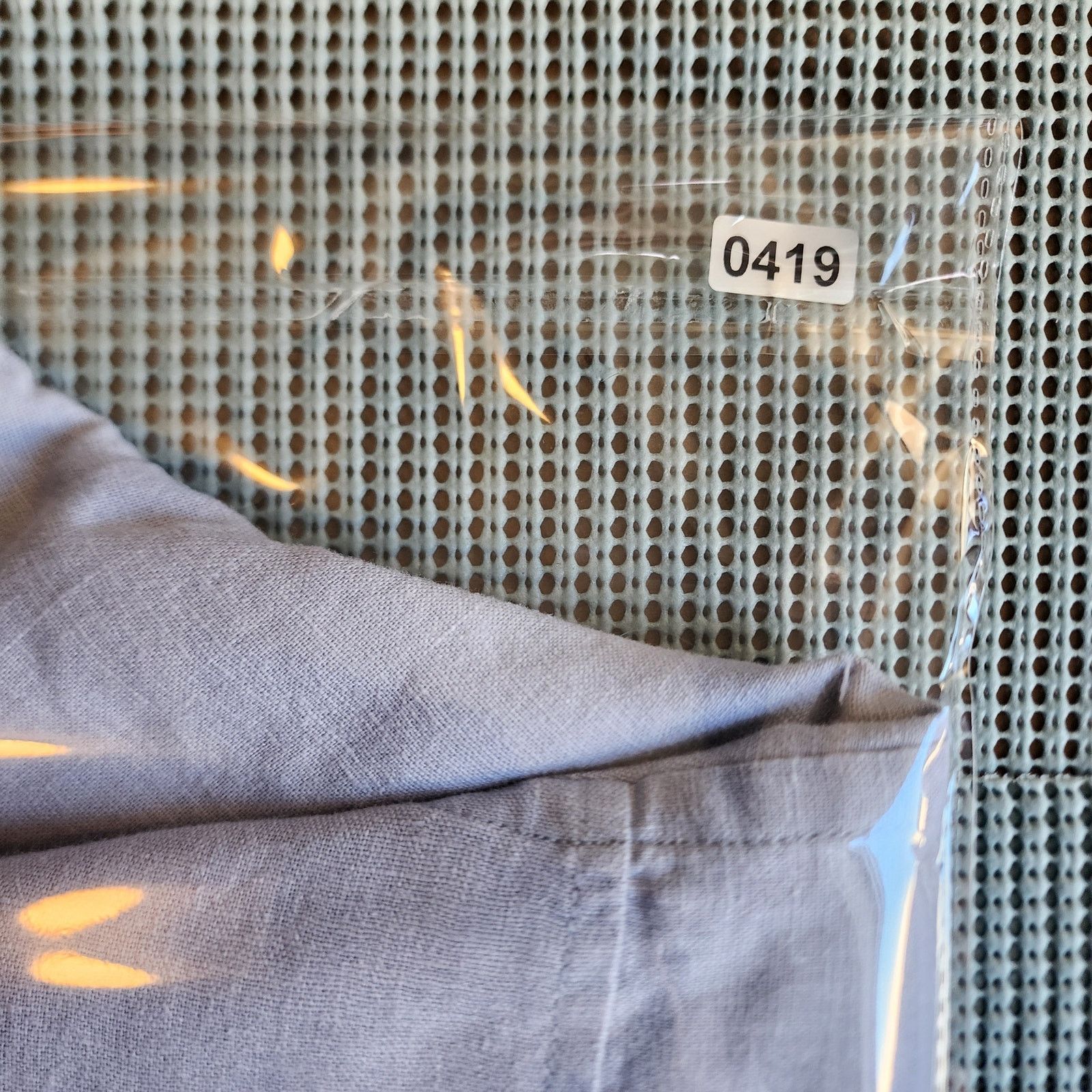 Karl Kani Kani Jeans Co. Blue SS Button-Up Shirt M Linen/Cotton Blend Size US M / EU 48-50 / 2 - 5 Thumbnail