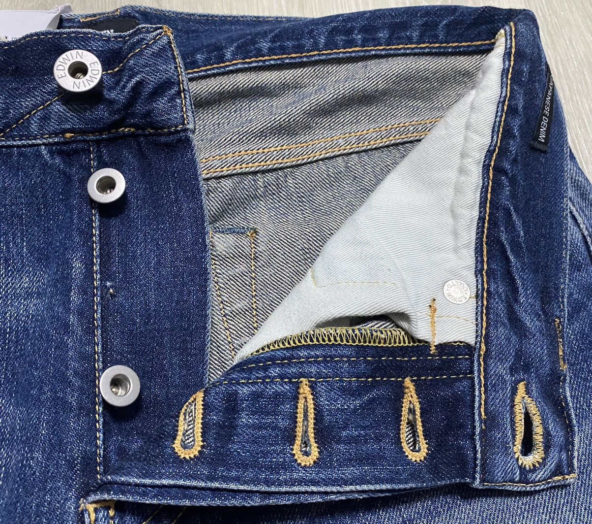Edwin Edwin ED-80 Rainbow Selvedge Washed Patchwork Torn Denim Size US 28 / EU 44 - 12 Thumbnail