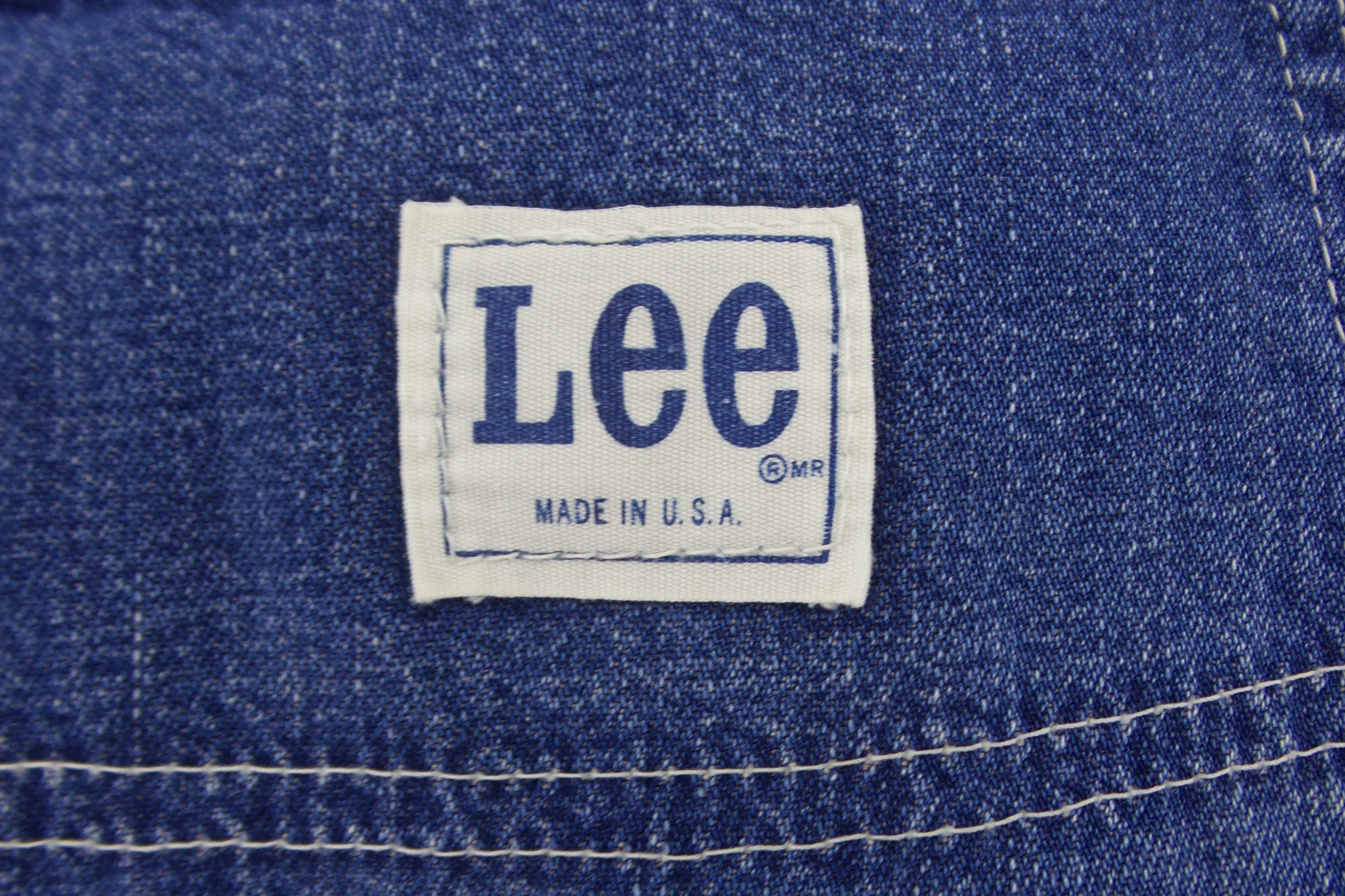 Lee × Vintage VINTAGE Lee '42 Talon Zipper' Carpenter Jeans W24xL41 Size US 26 / EU 42 - 8 Thumbnail