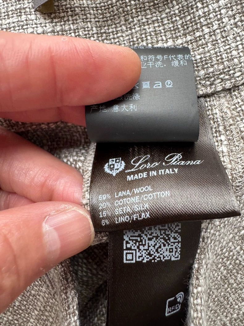 Loro Piana Loro Piana Oat gray wool trousers, high waist design, two Size 26" / US 2 / IT 38 - 7 Thumbnail