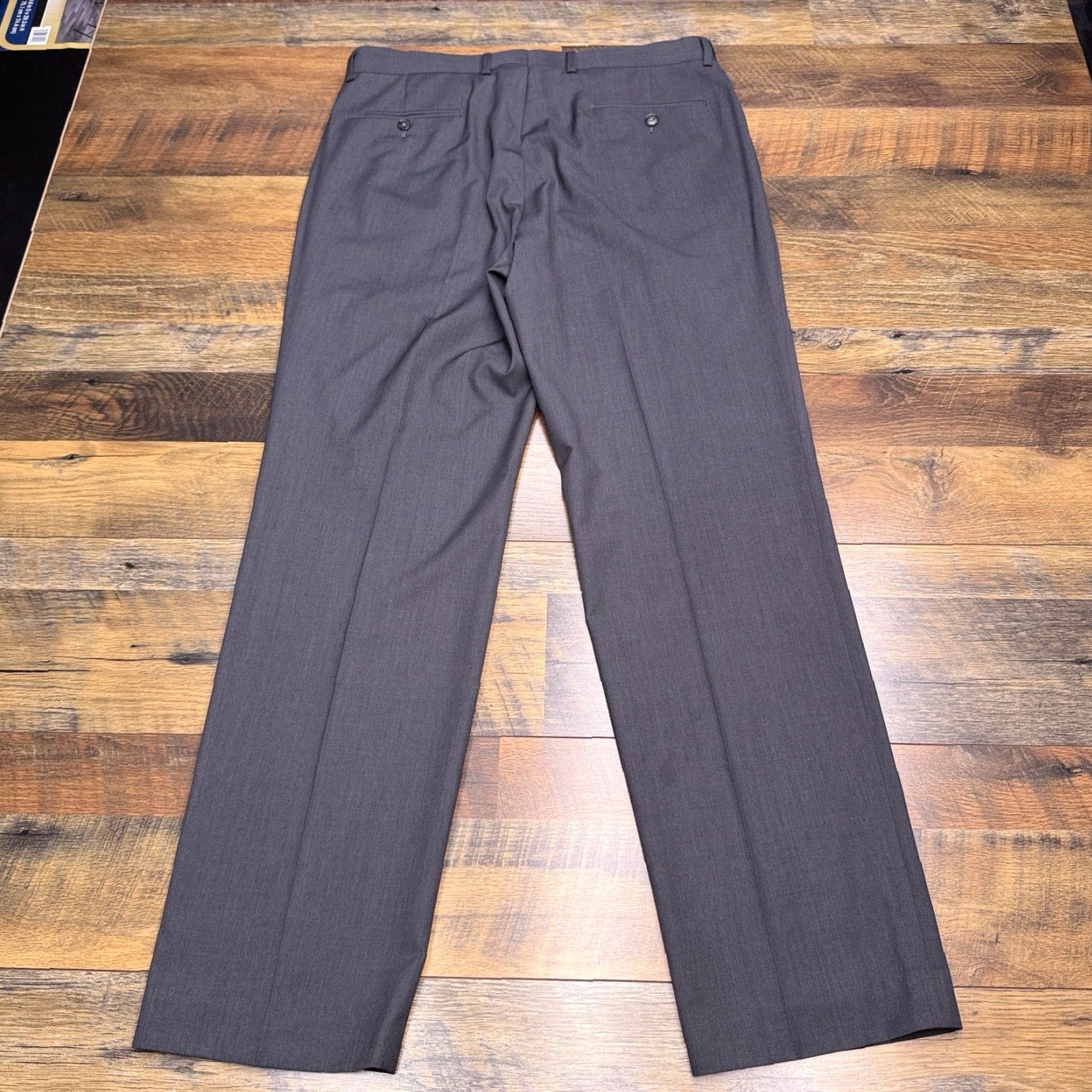 Ralph Lauren Lauren Ralph Lauren Mens Dress Pants 34x32 Gray Flat Front Size US 34 / EU 50 - 3 Thumbnail