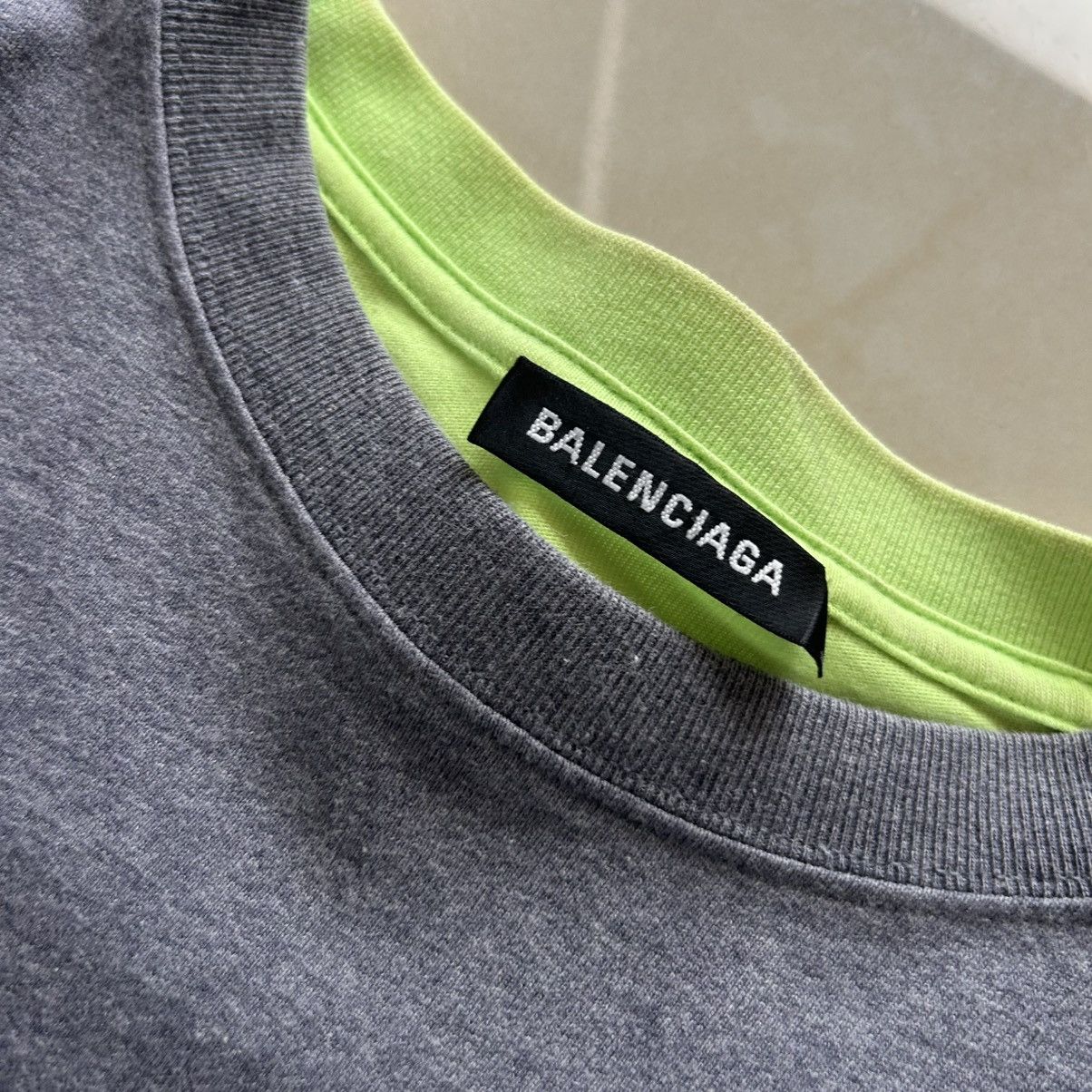 Balenciaga Balenciaga double layer shirt / Long sleeve Size US M / EU 48-50 / 2 - 2 Thumbnail