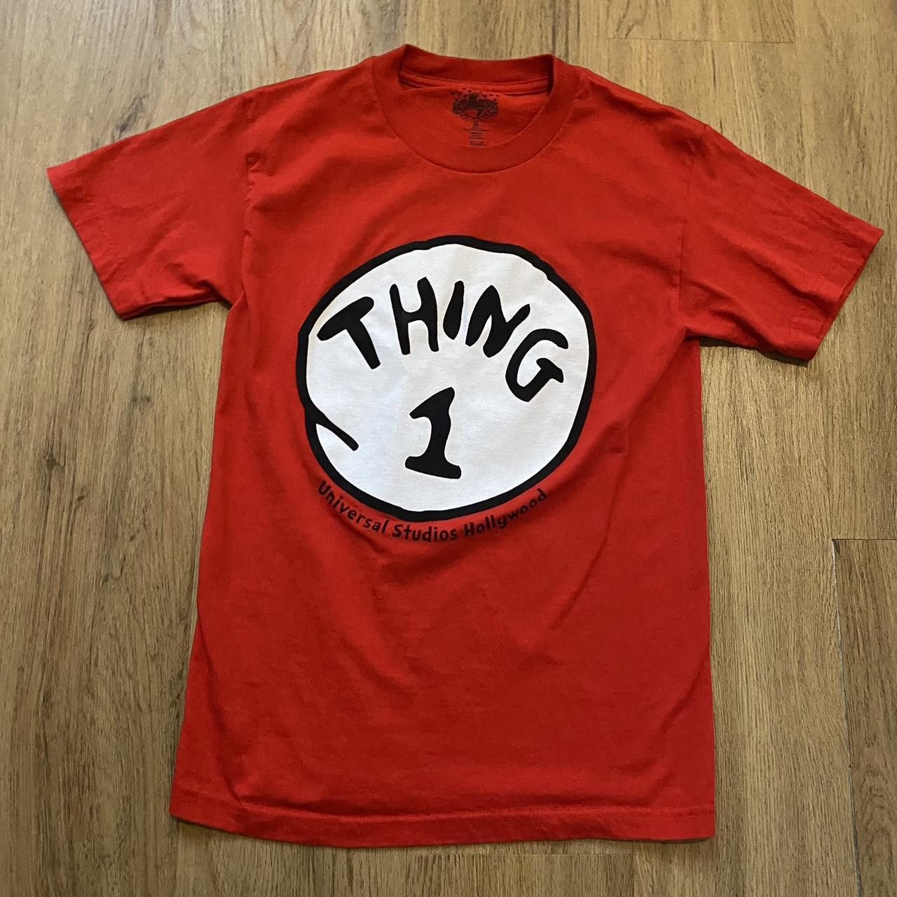 Planet Hollywood Red and black Thing 1 graphic tee #DrSeuss Size US S / EU 44-46 / 1 - 1 Thumbnail