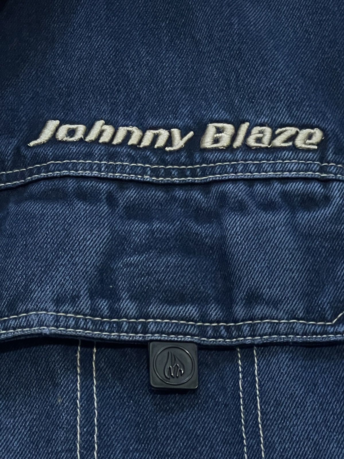 Other Johnny Blaze Vintage Denim Jacket L Boxy Hip Hop Size US L / EU 52-54 / 3 - 6 Thumbnail