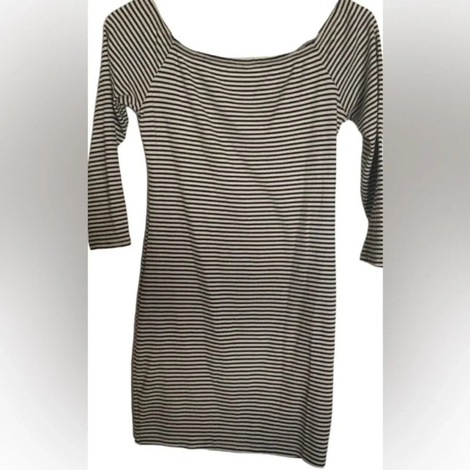 The Unbranded Brand Audrey 3+1 slim fit black & white striped mini dress, size S Size S / US 4 / IT 40 - 1 Thumbnail