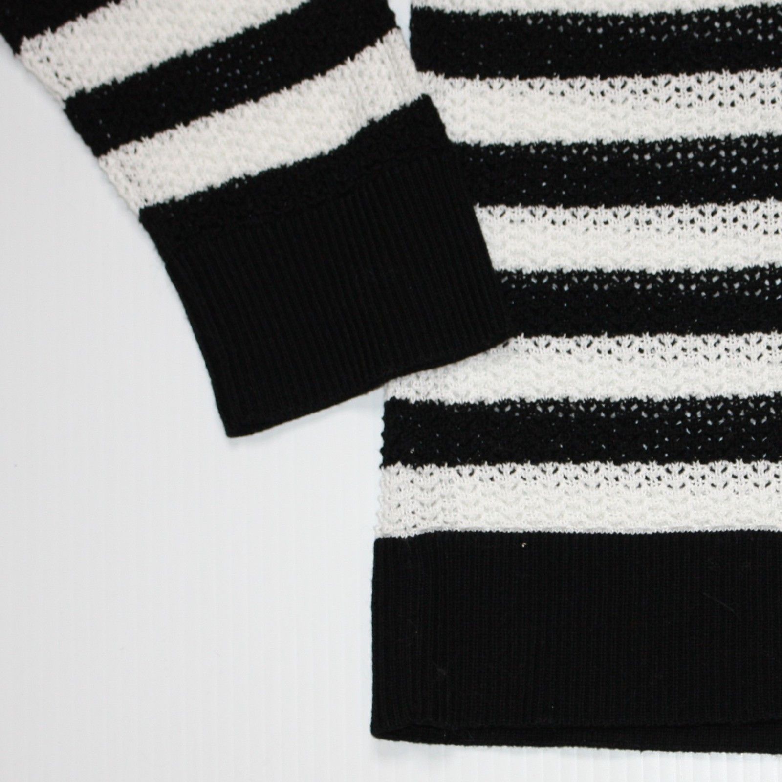 Rag & Bone Tracey Cold-Shoulder Striped Sweater NWOT $231 Size M / US 6-8 / IT 42-44 - 9 Thumbnail