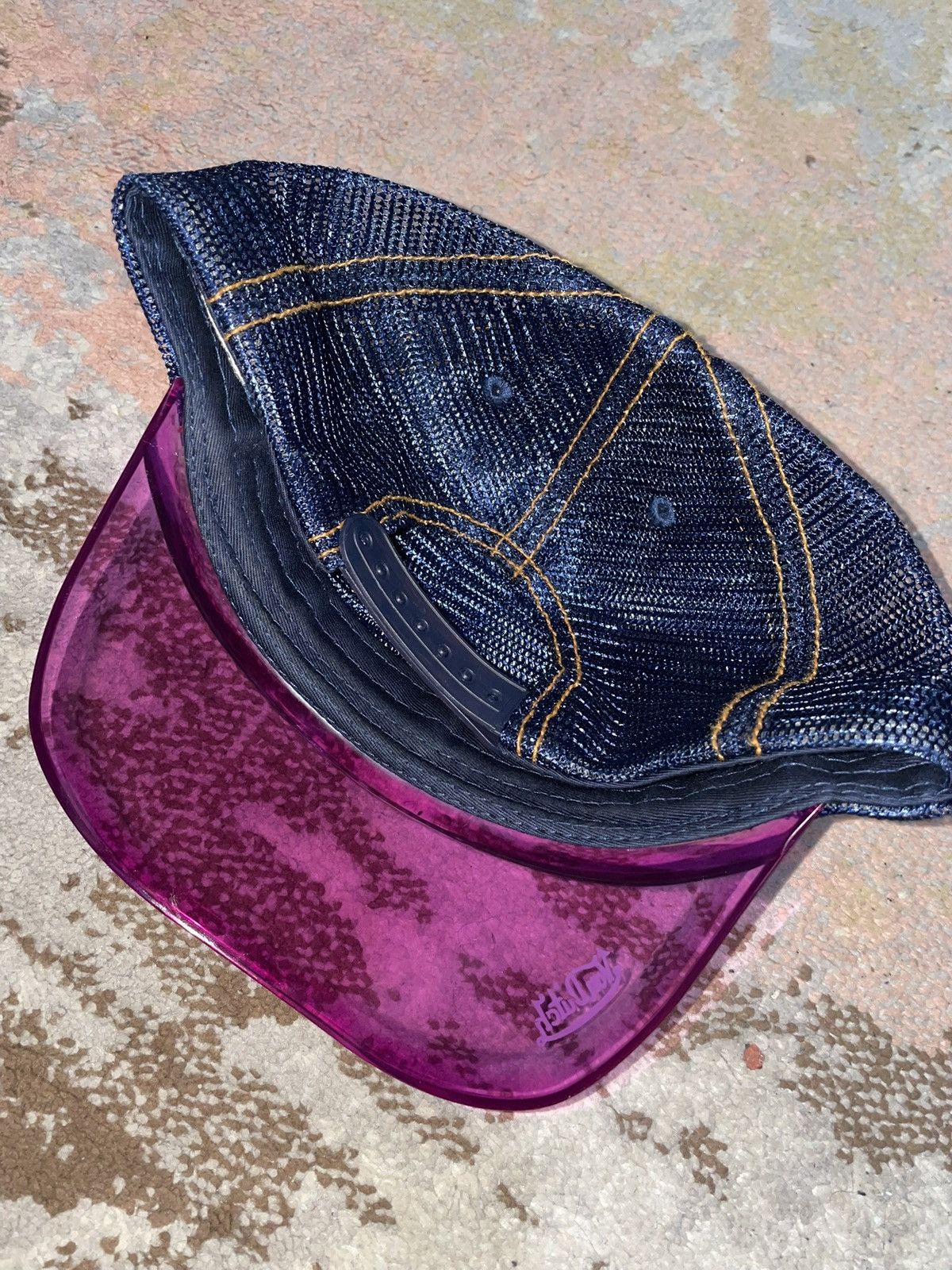 Von Dutch Von Dutch Y2K Transparent Visor Hat Size ONE SIZE - 4 Thumbnail