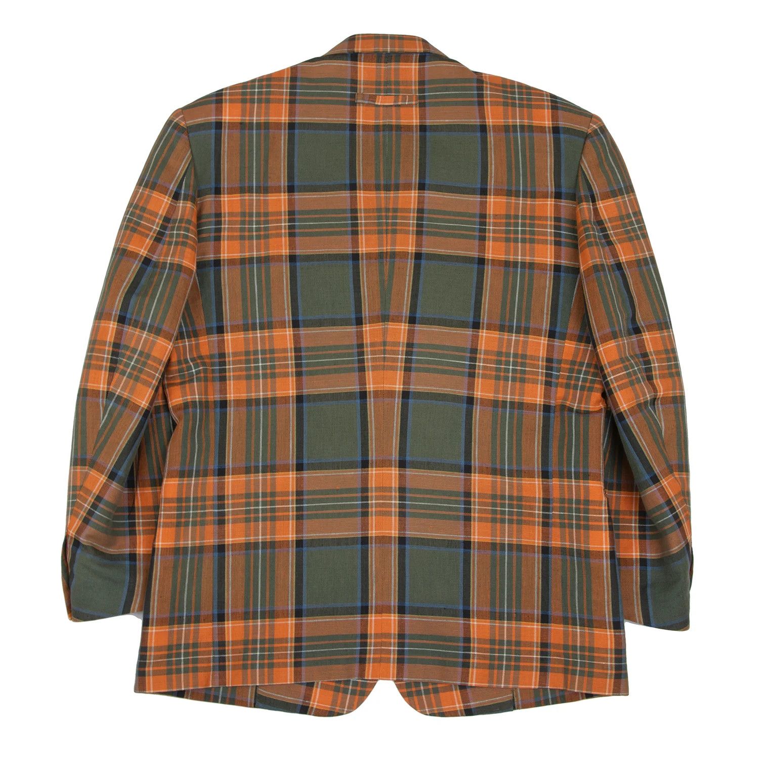 Jean Paul Gaultier Linen Cotton Tartan Check 3B Jacket Multi M Size Size US M / EU 48-50 / 2 - 17 Thumbnail