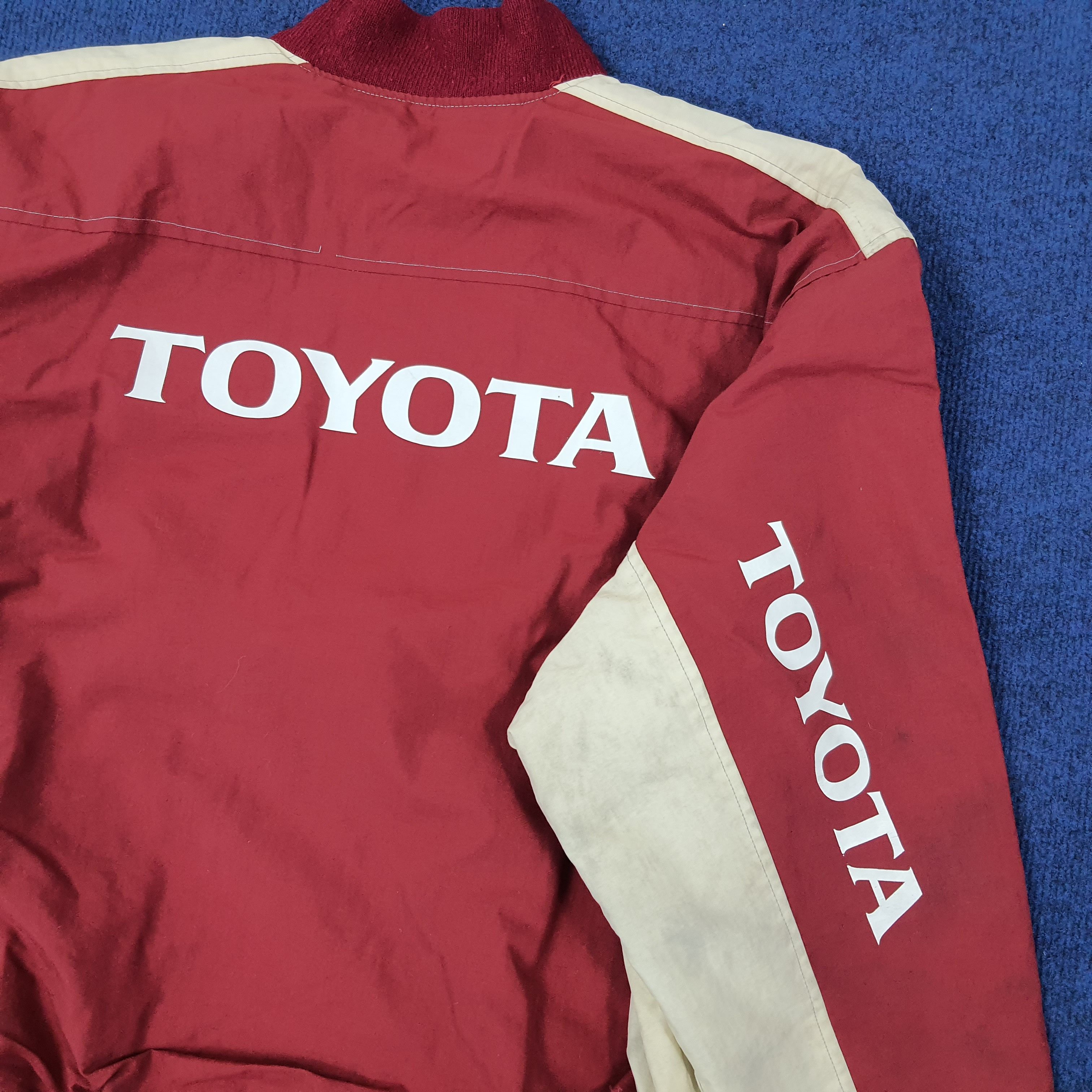 Other Vintage Toyota Tecno Japan Motorsports Racing Jacket C240N18 Size US XL / EU 56 / 4 - 2 Thumbnail