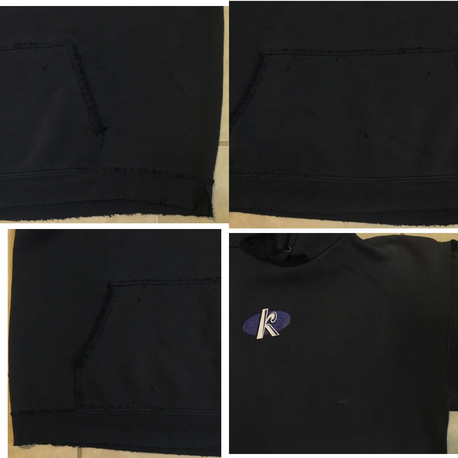 Thrasher VINTAGE Kokanee Beer Destroyed Thrashed Faded Boxy Hoodie XL Men Blue 90s Y2K Grunge Punk Skate Surf Rock Beach Tattoo Size US XL / EU 56 / 4 - 8 Thumbnail