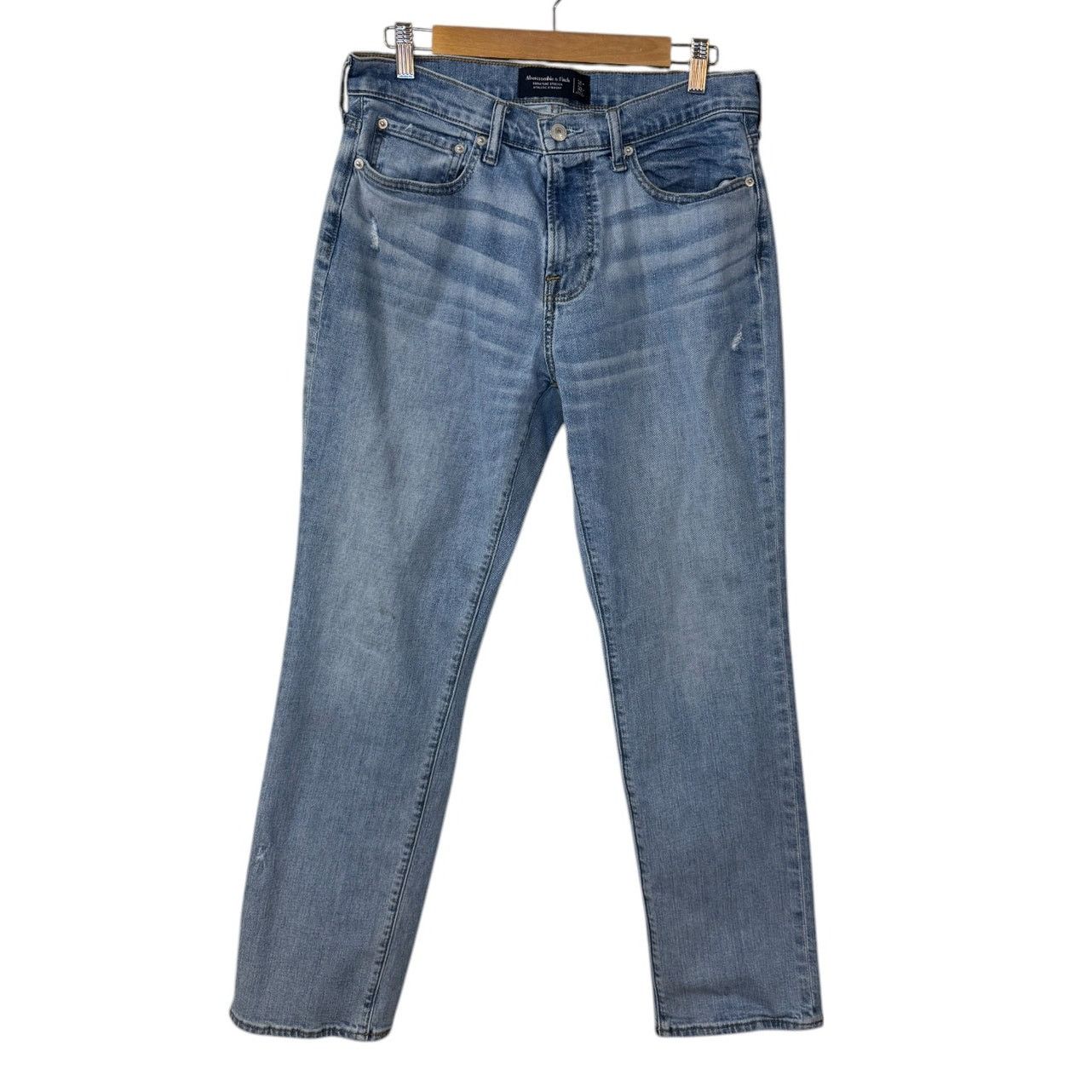 Abercrombie & Fitch Abercrombie & Fitch Jeans Men 31 Blue Straight Leg Denim Size US 31 - 1 Thumbnail
