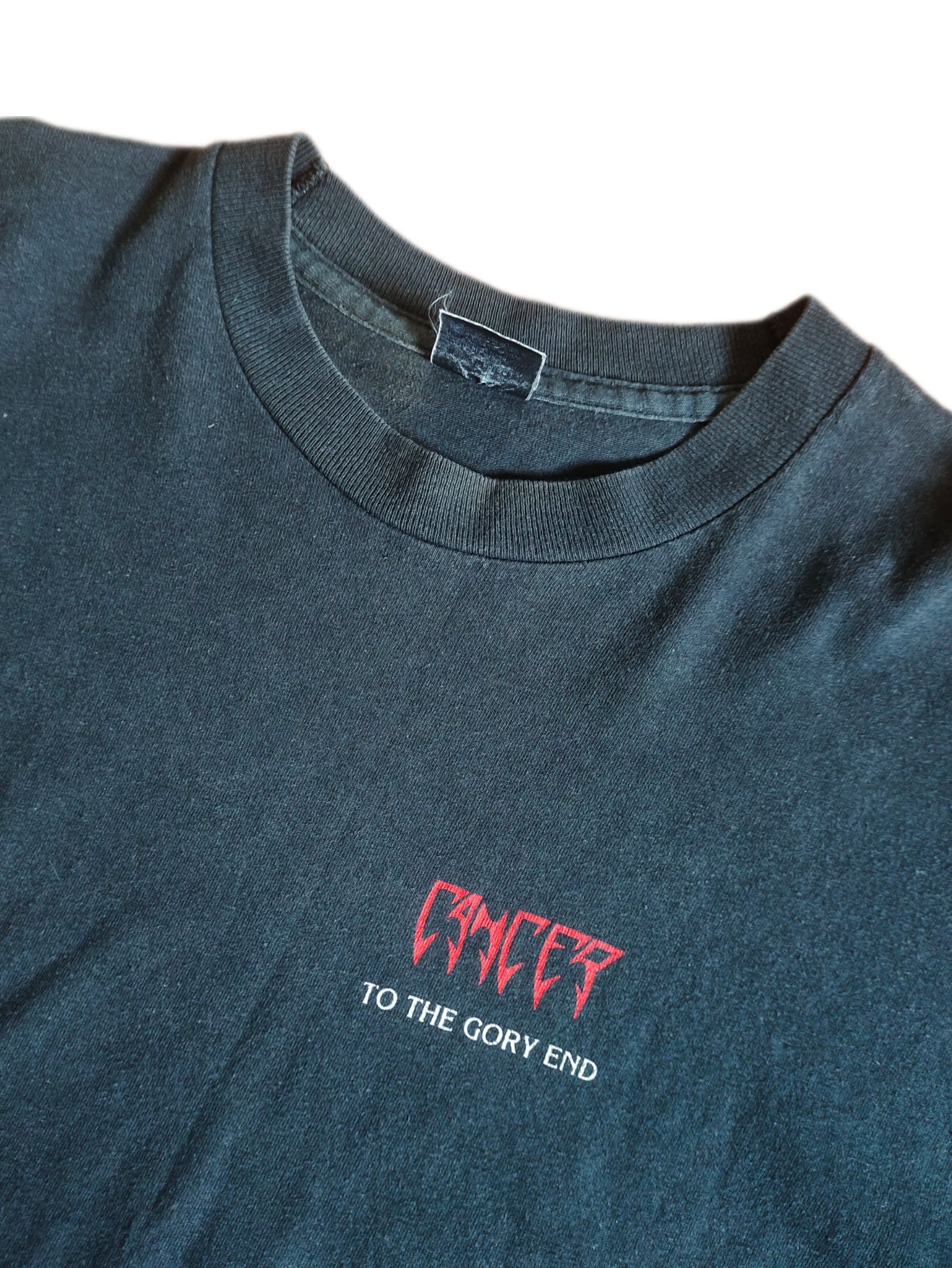 Vintage Rare Vintage Cancer - To the Gory End 1993 Long sleeve shirt Size US XL / EU 56 / 4 - 7 Thumbnail