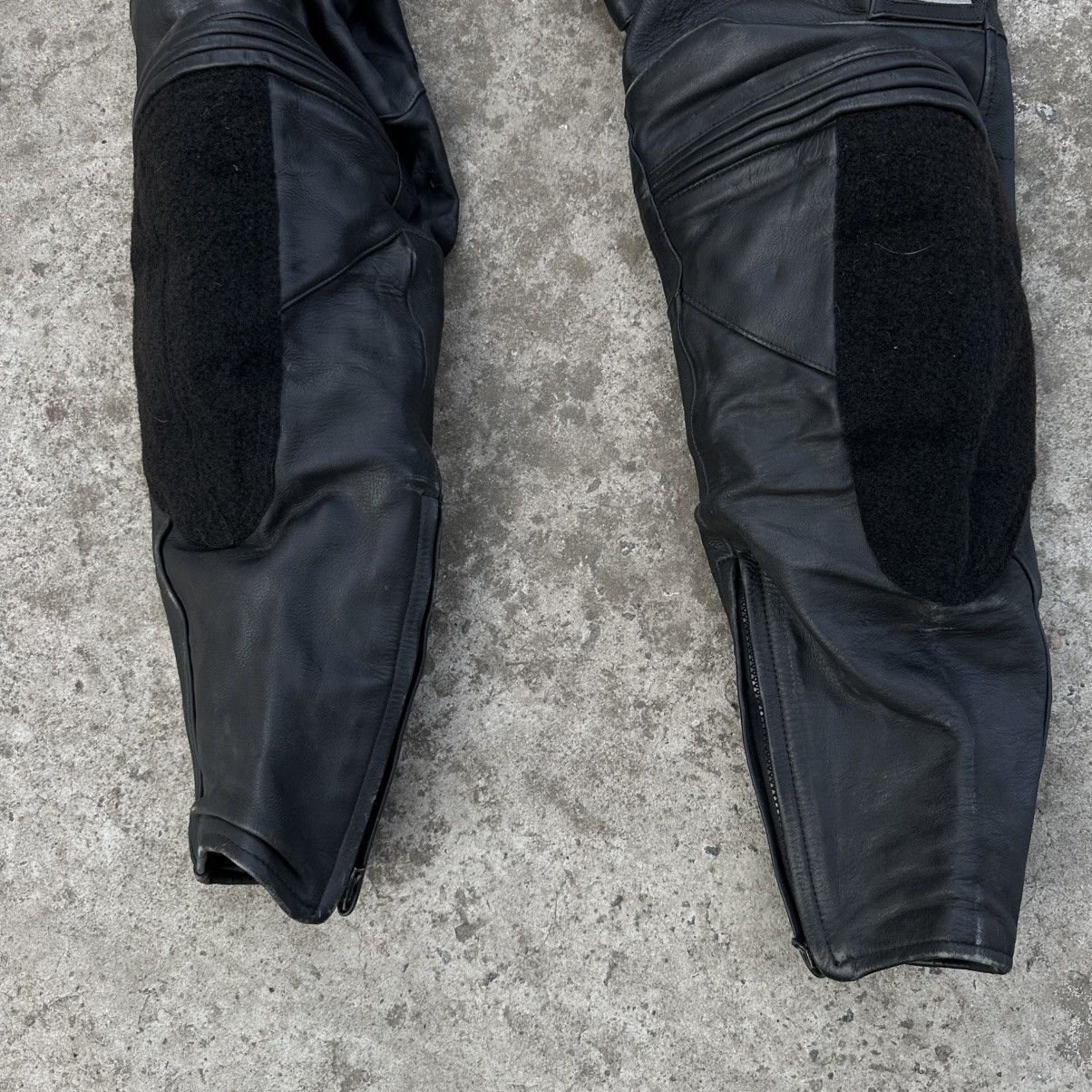 20471120 × Genuine Leather × Japanese Brand Vintage Japanese Style Moto Leather Pants Size 54 Y2K 00s Size US 35 - 3 Thumbnail