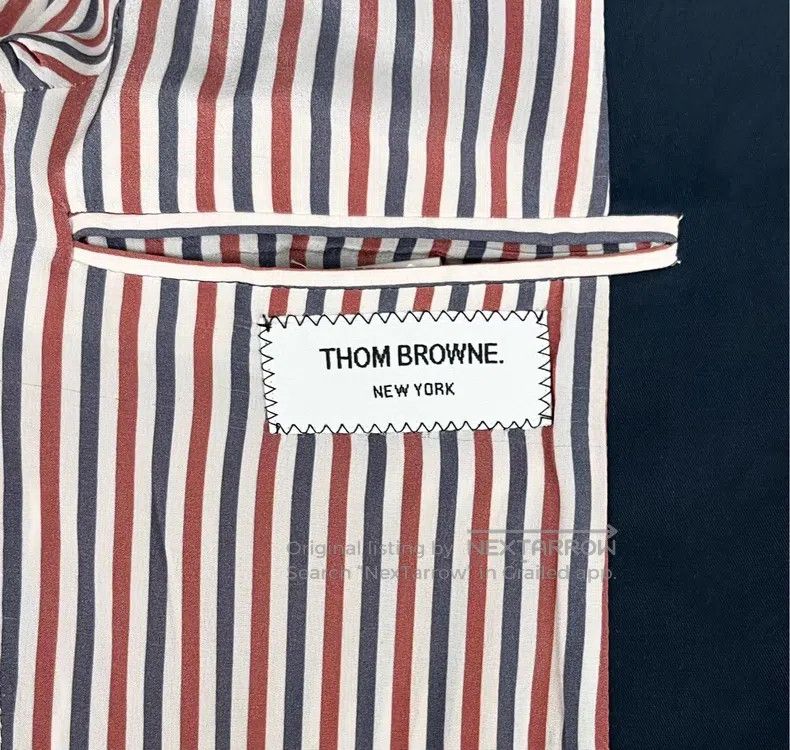 Thom Browne Thom Browne Navy Coat Size M / US 6-8 / IT 42-44 - 5 Thumbnail
