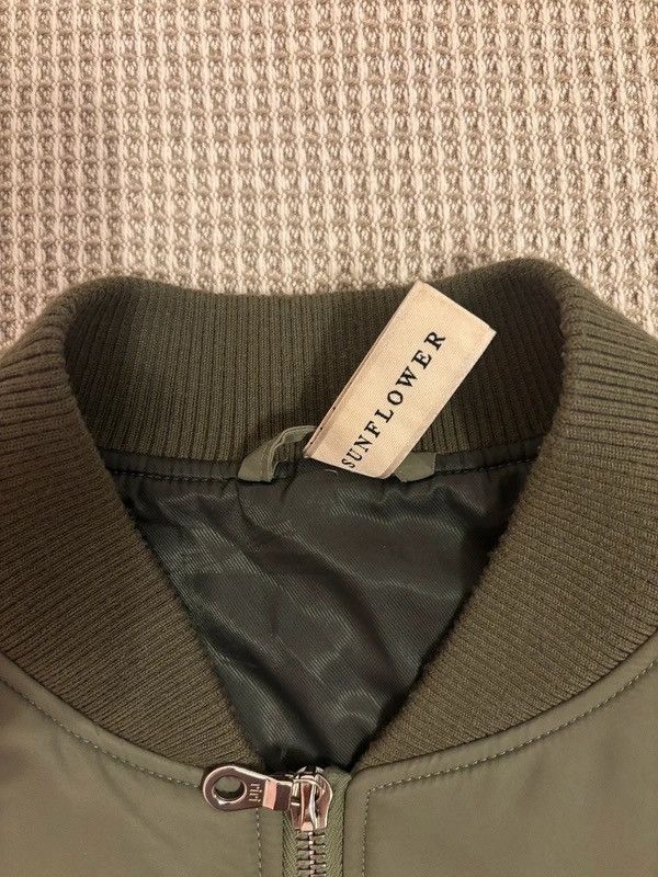 Sunflower Sunflower Green Nylon Bomber Jacket Size L Zip Up Jacket Size US L / EU 52-54 / 3 - 5 Thumbnail