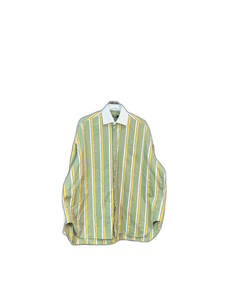 raf simons multicolor striped shirt