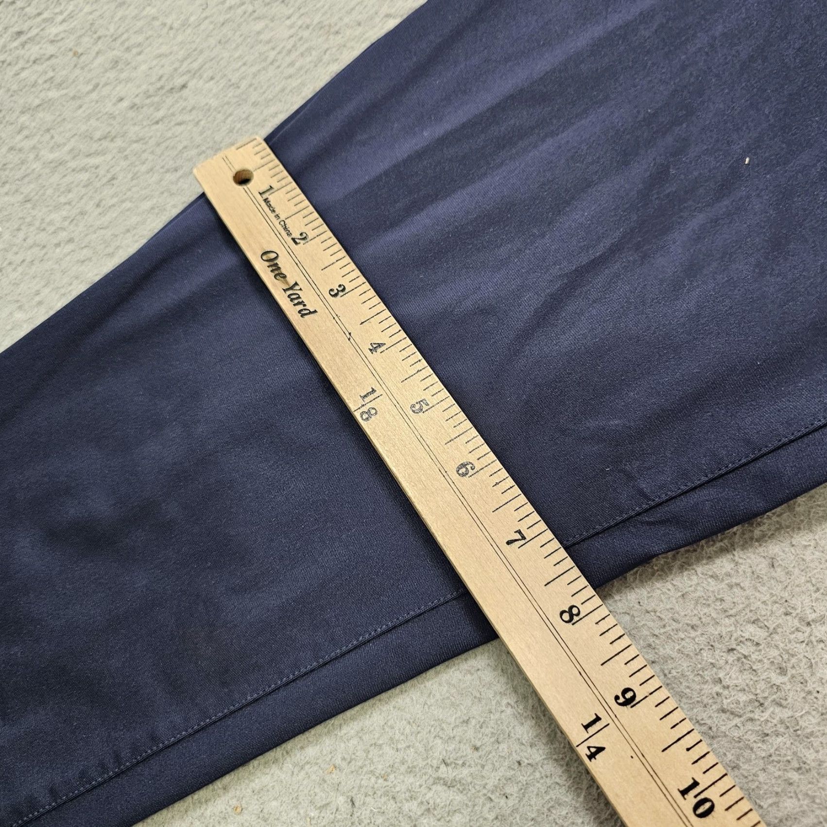 Rhone Rhone Mens Slim Tapered Track Pants Blue 28 Inseam Zip Hem Woven 100% Polyester Fitness Joggers Size US 32 / EU 48 - 5 Thumbnail