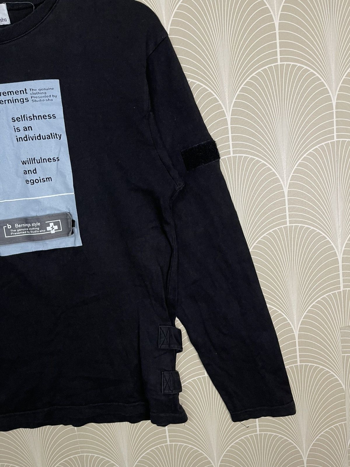 Japanese Brand 2000s BERNINGS SHO BONDAGE LONG SLEEVE TSHIRT Size US S / EU 44-46 / 1 - 3 Thumbnail