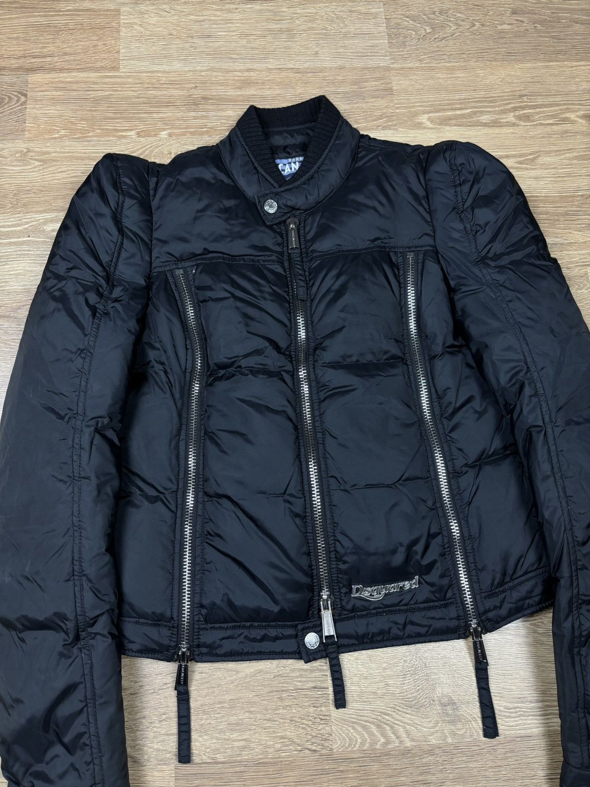 Dsquared2 Dsquared2 Shoulder Padded Multizip Jacket Size M / US 6-8 / IT 42-44 - 3 Thumbnail