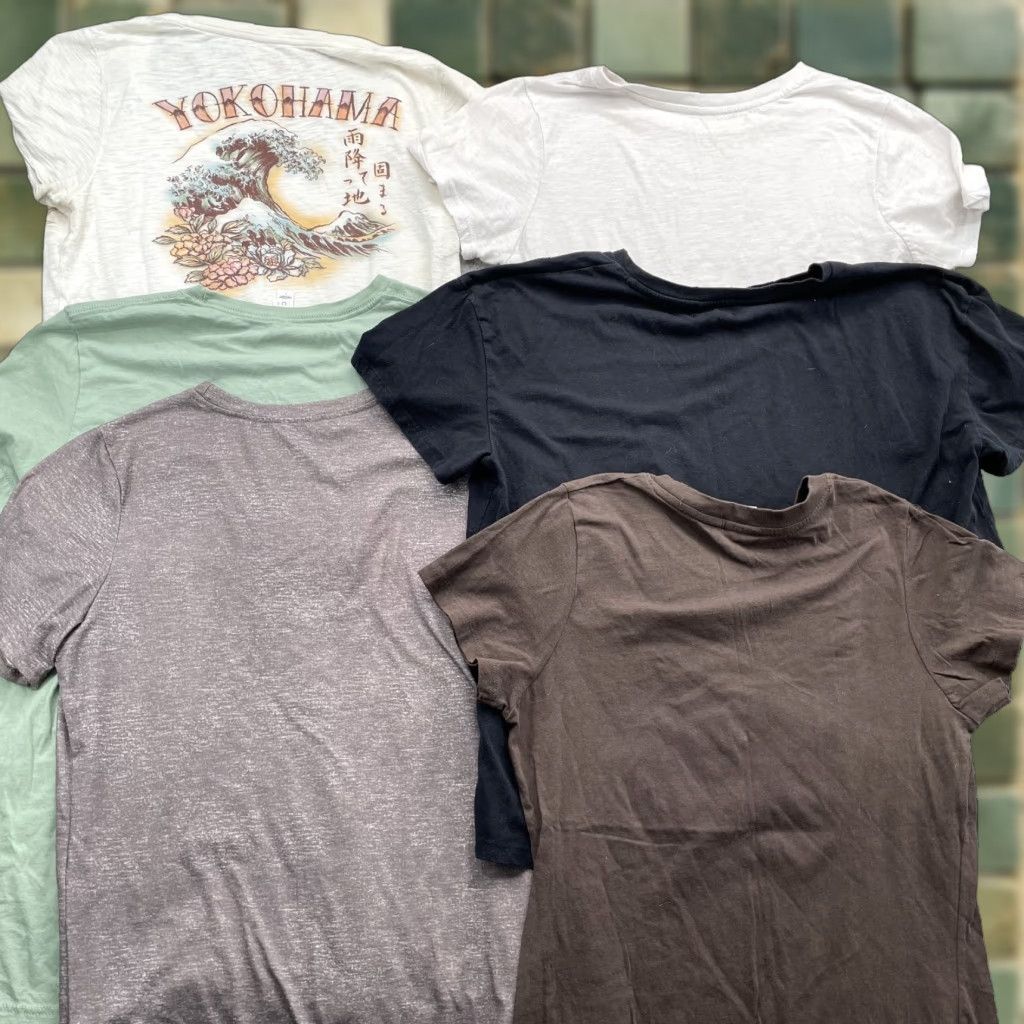 T-Shirt Lot of 6 Women's Large Graphic Boho Gorpcore Outdoor Y2k Cowgirl Plants
