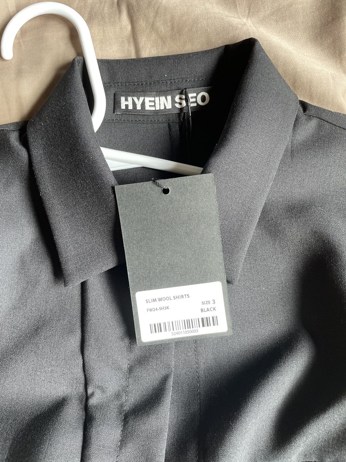 Hyein Seo Wool Slim Pin Shirt Size US L / EU 52-54 / 3 - 6 Thumbnail