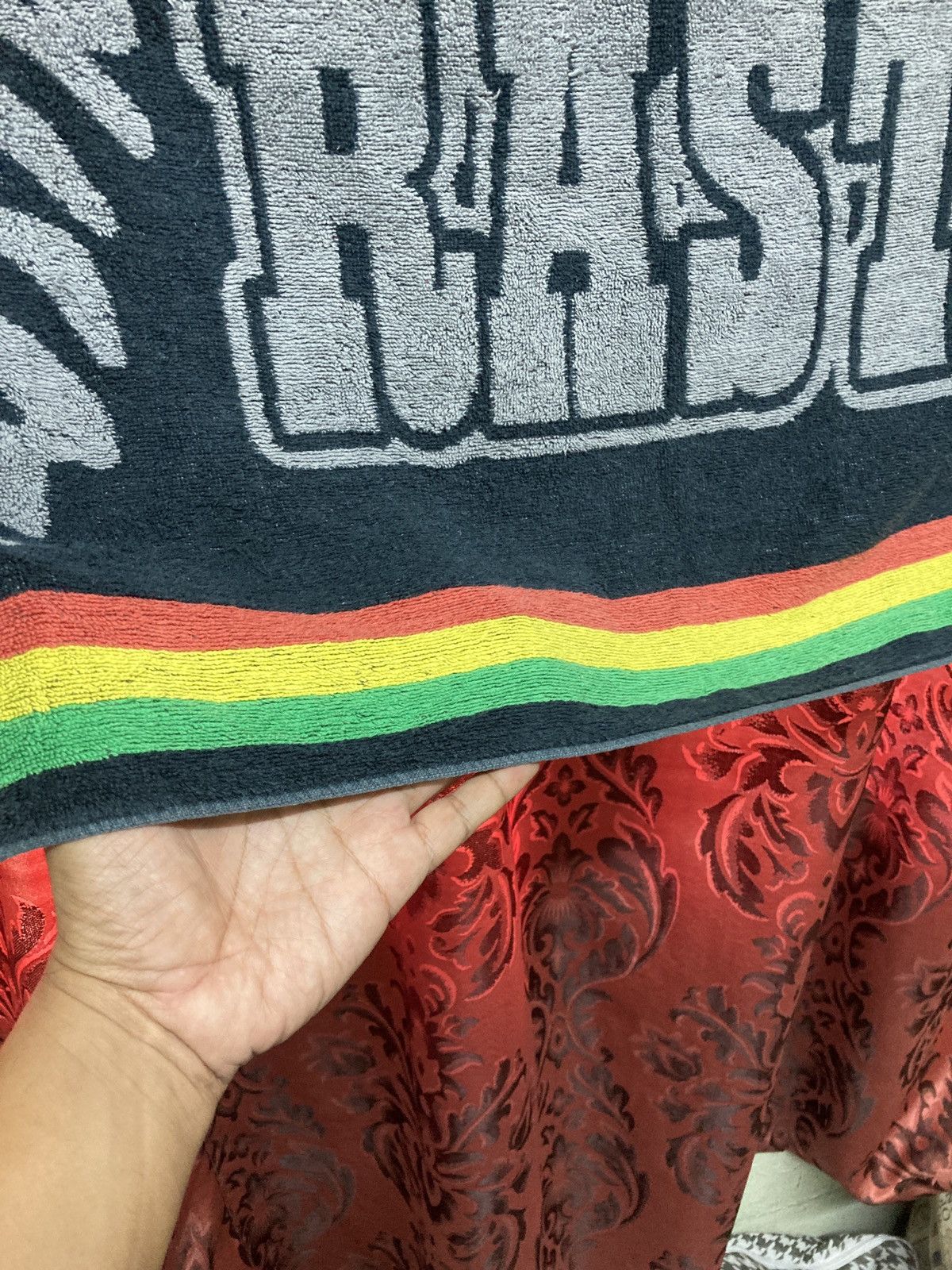 Japanese Brand Jah Rastafari one love raggae towel Size ONE SIZE - 6 Thumbnail